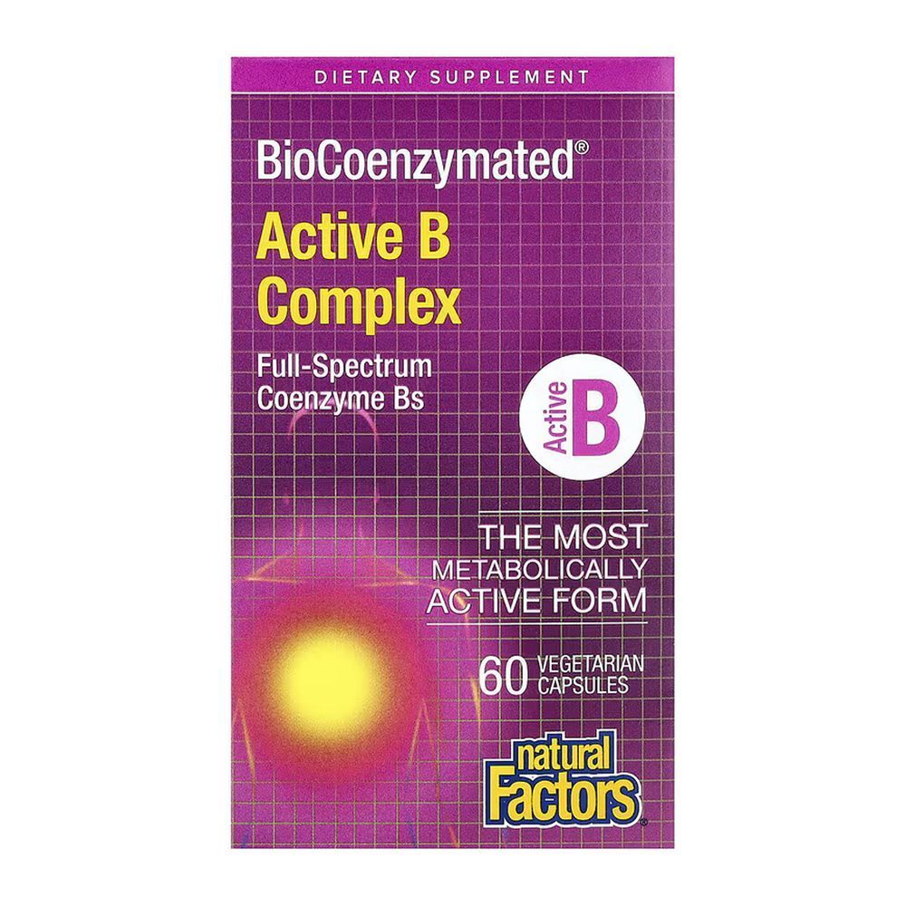 BioCoenzymated Active B Complex - 60 caps (Пошкоджена банка)