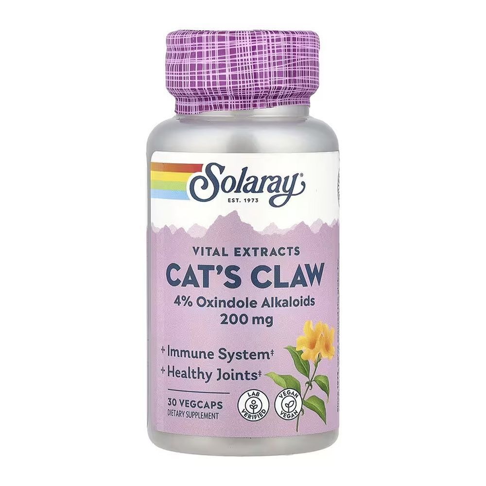 Cat's Claw Bark Extract 200mg - 30 vcaps