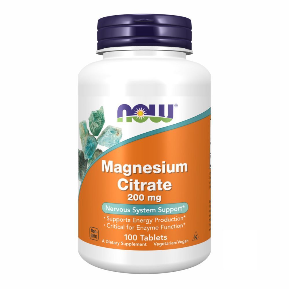 Magnesium Citrate 200mg - 100 tabs (Повреждена банка)