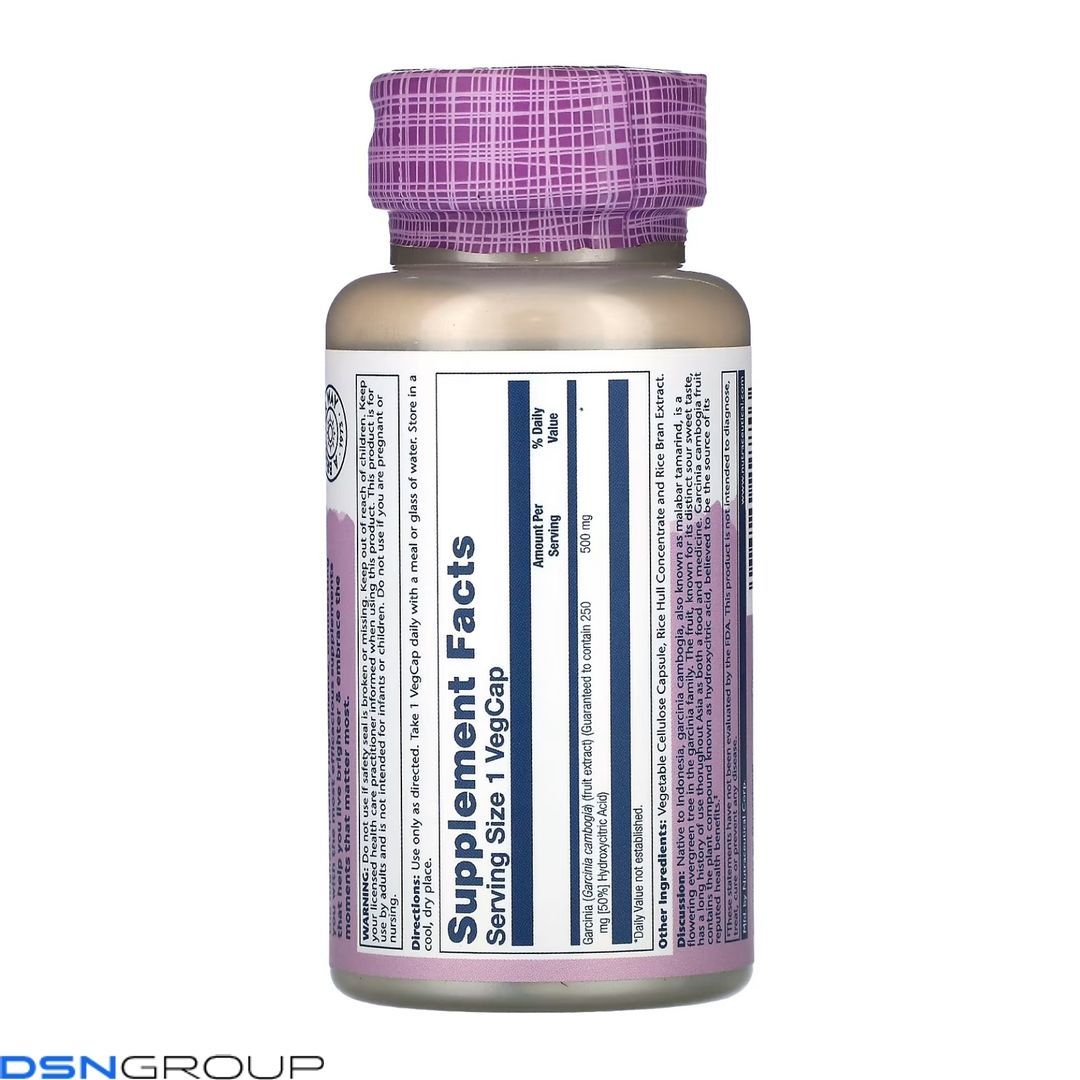 Garcinia Cambogia Fruit Ext 500mg - 60 veg caps