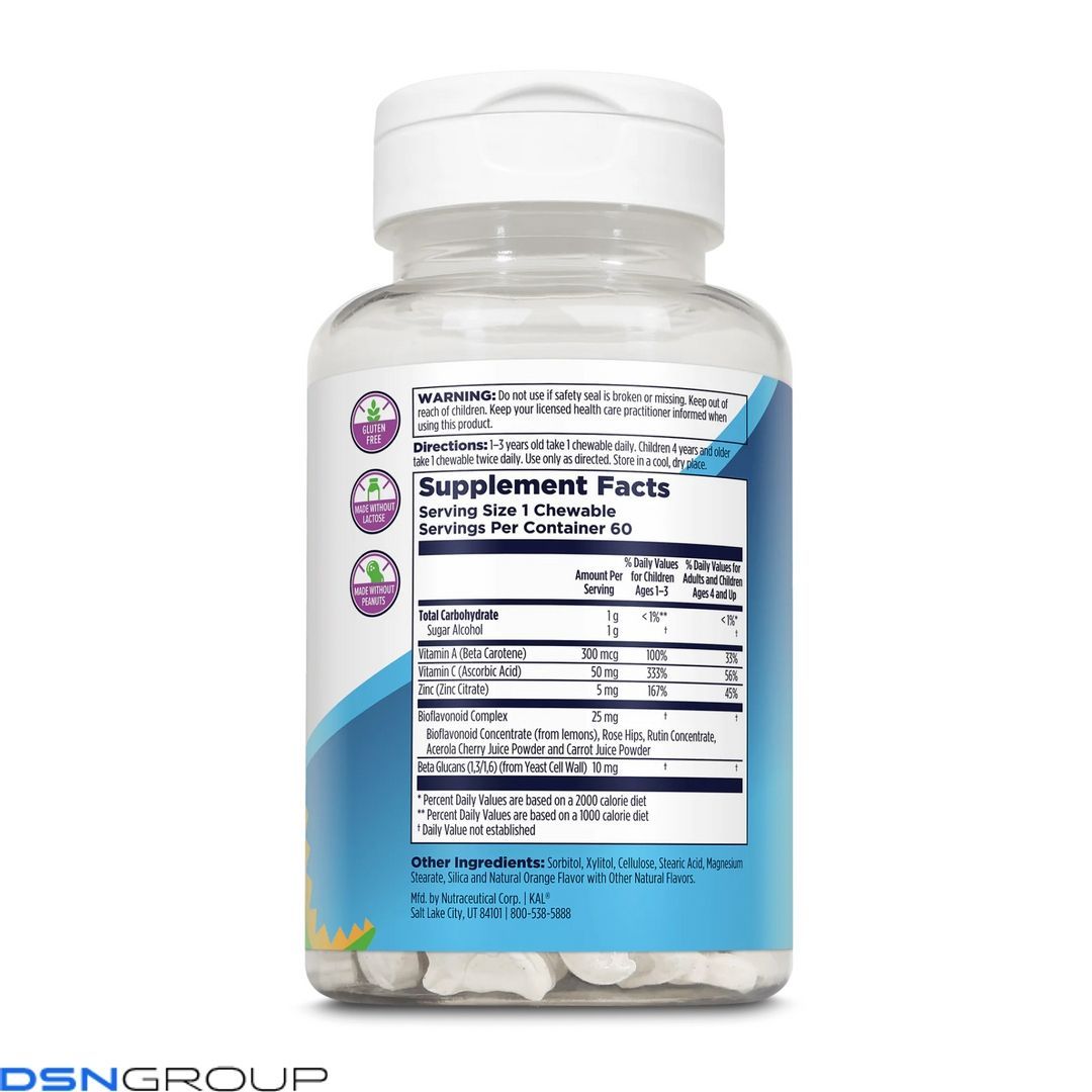 Immuno-Raptor - 60 chewable Orange