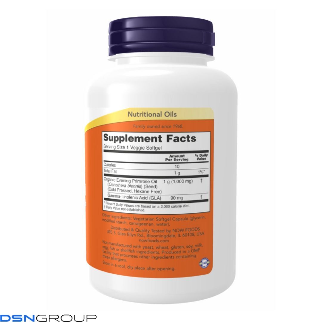 Evening Prim Oil Org 1000mg - 90 vgels