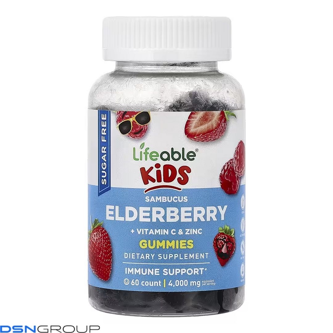 Sambucus Elderberry + Vitamin C and Zinc Kids Sugar Free - 60 gummies 2023-10-7295 фото Sambucus Elderberry + Vitamin C and Zinc Kids Sugar Free - 60 gummies