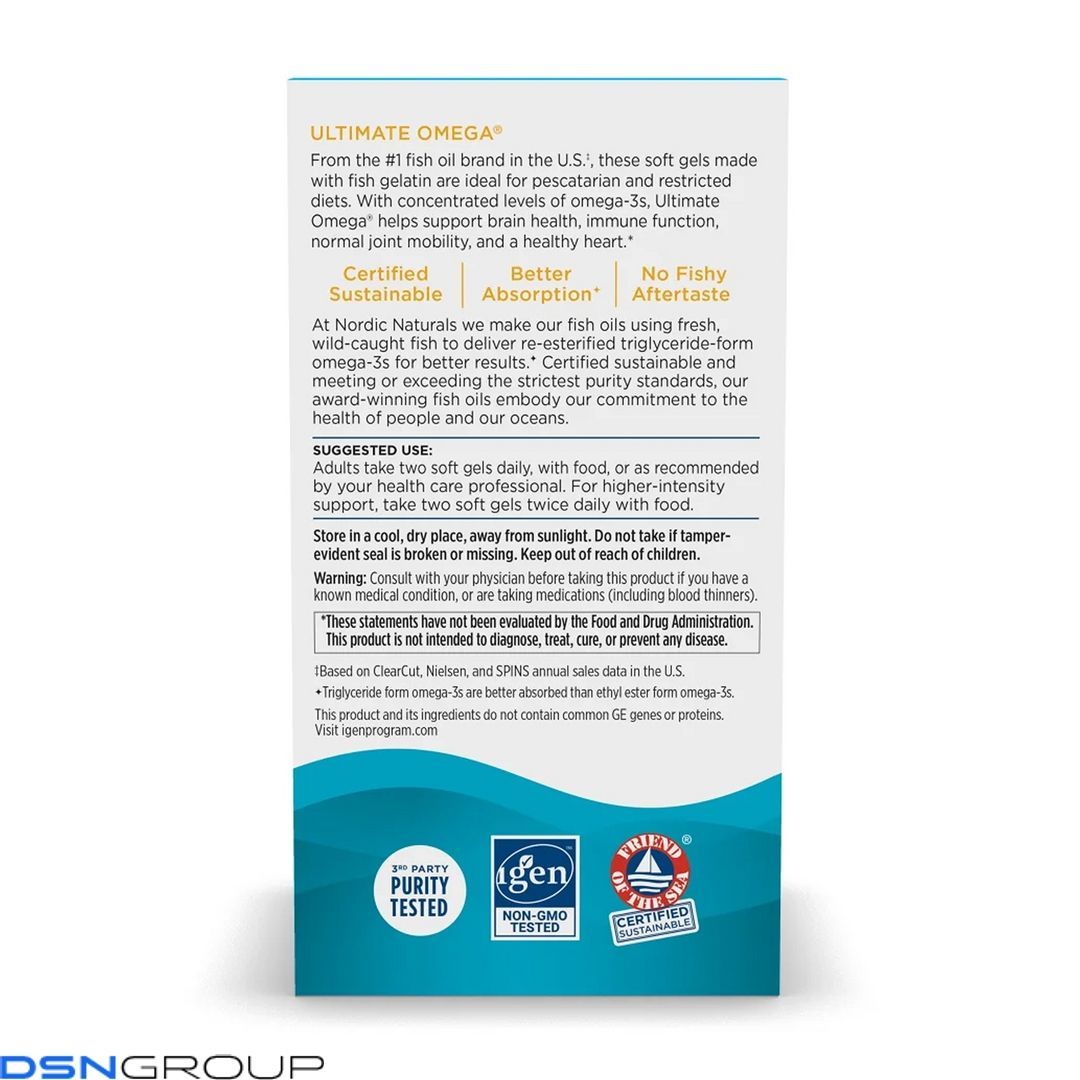 Ultimate Omega Fish Gels - 60 softgels
