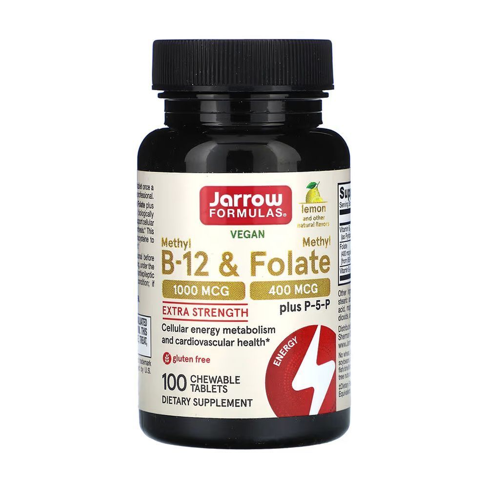 Methyl B-12 & Methyl Folate - 100 tabs (Повреждена этикетка)