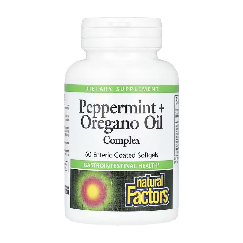 Peppermint+Oregano Oil Complex - 60 softgels
