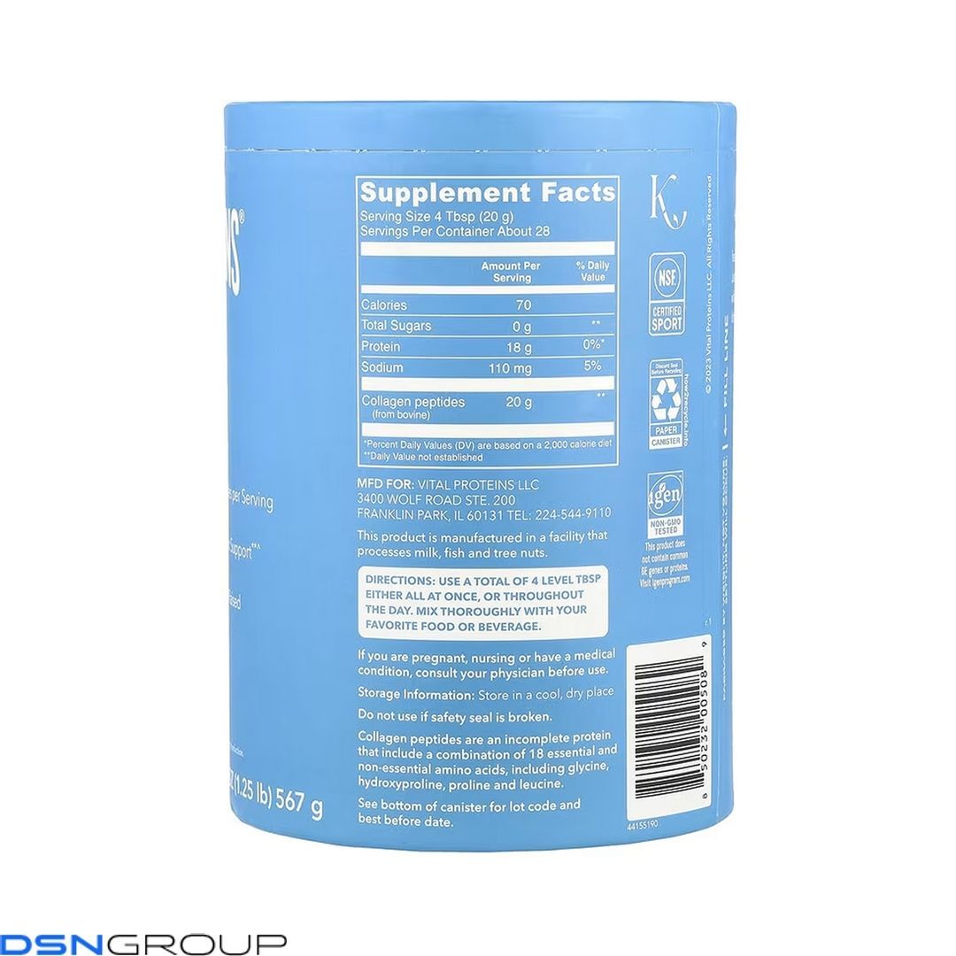 Collagen Peptides - 567g Unflavored