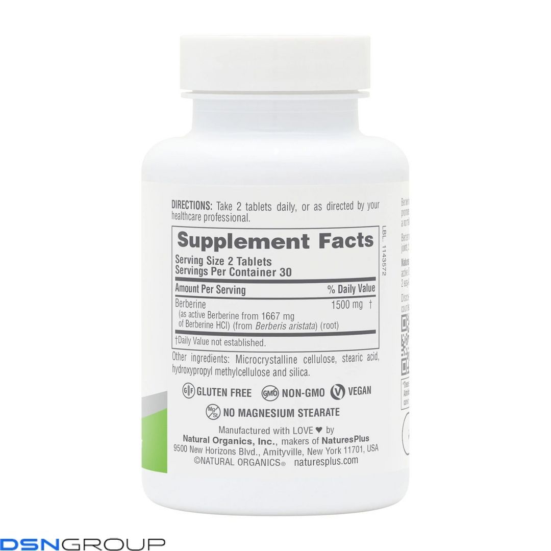 Berberine 1500 mg - 60 tabs