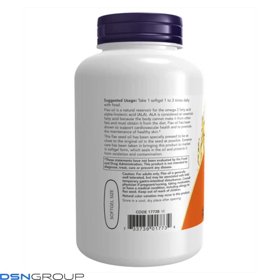 Flax Oil Org 1000mg - 120 vgels