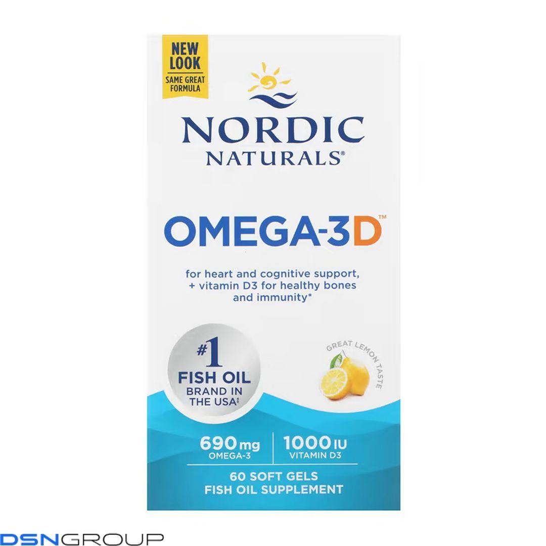 Omega-3D - 60 softgels 2023-10-5958 фото Omega-3D - 60 softgels