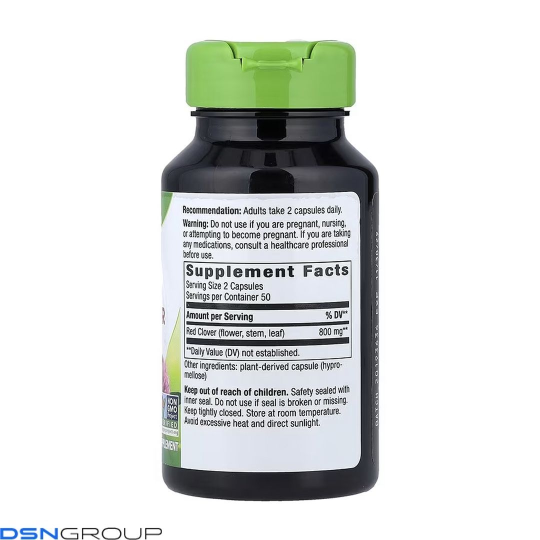 Red Clover Blossoms/Herb - 100 vcaps