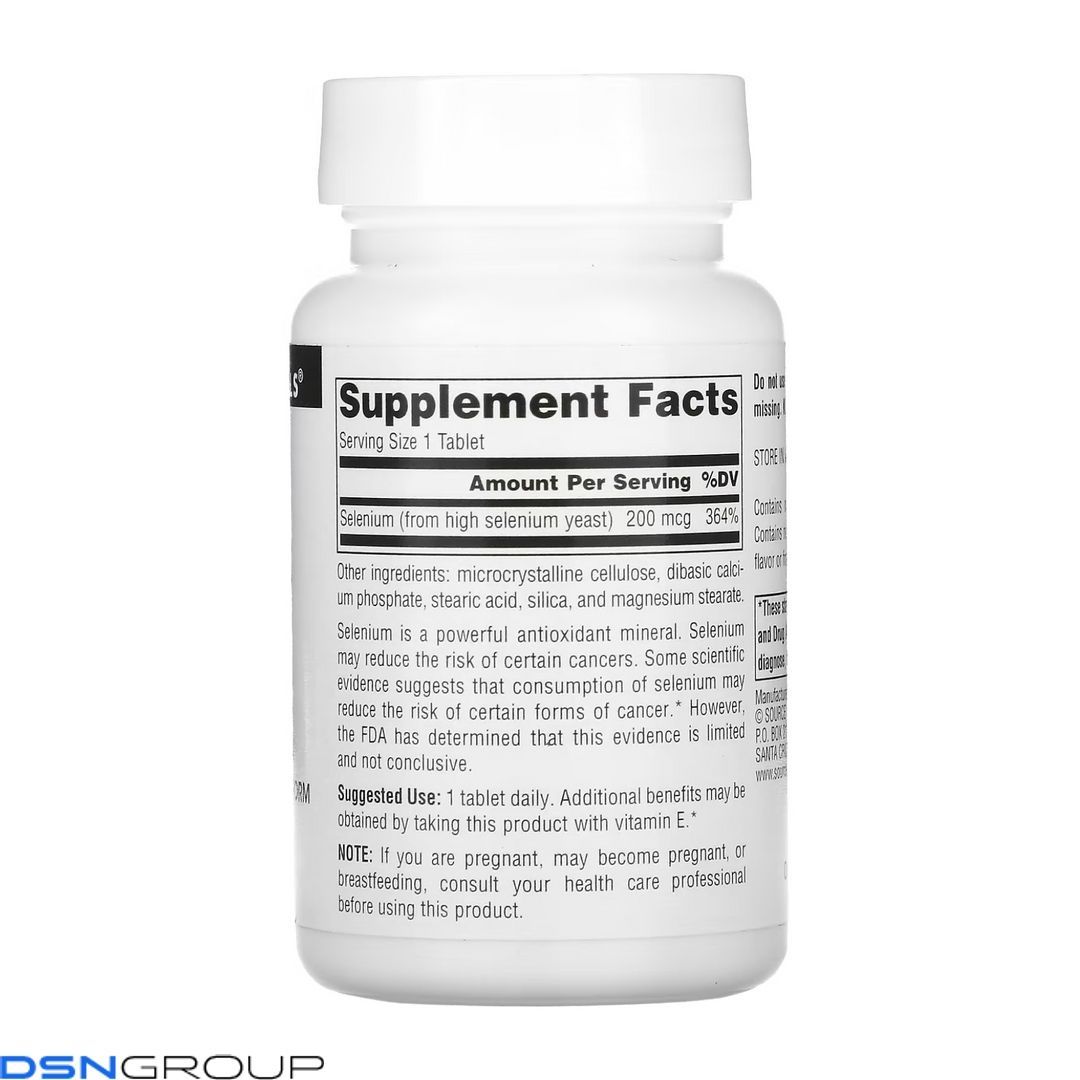 Selenium 200mcg - 60 tabs