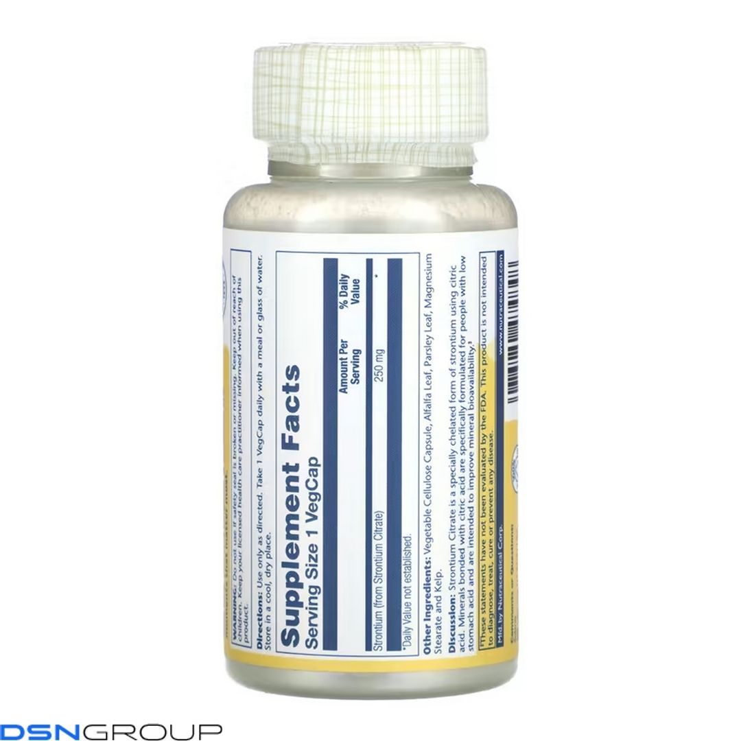 Strontium Citrate 250mg - 60 vcaps