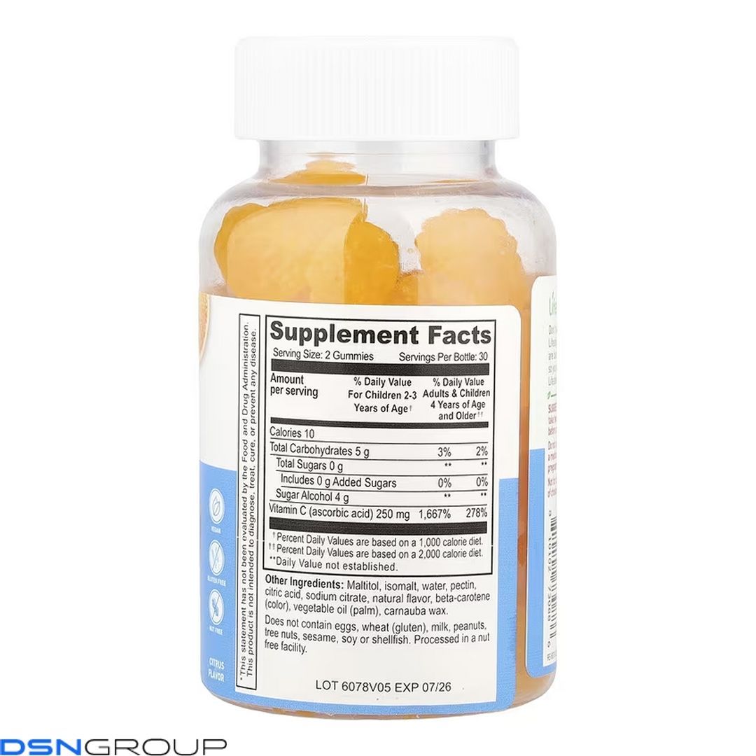 Vitamin C Kids Sugar Free - 60 gummies