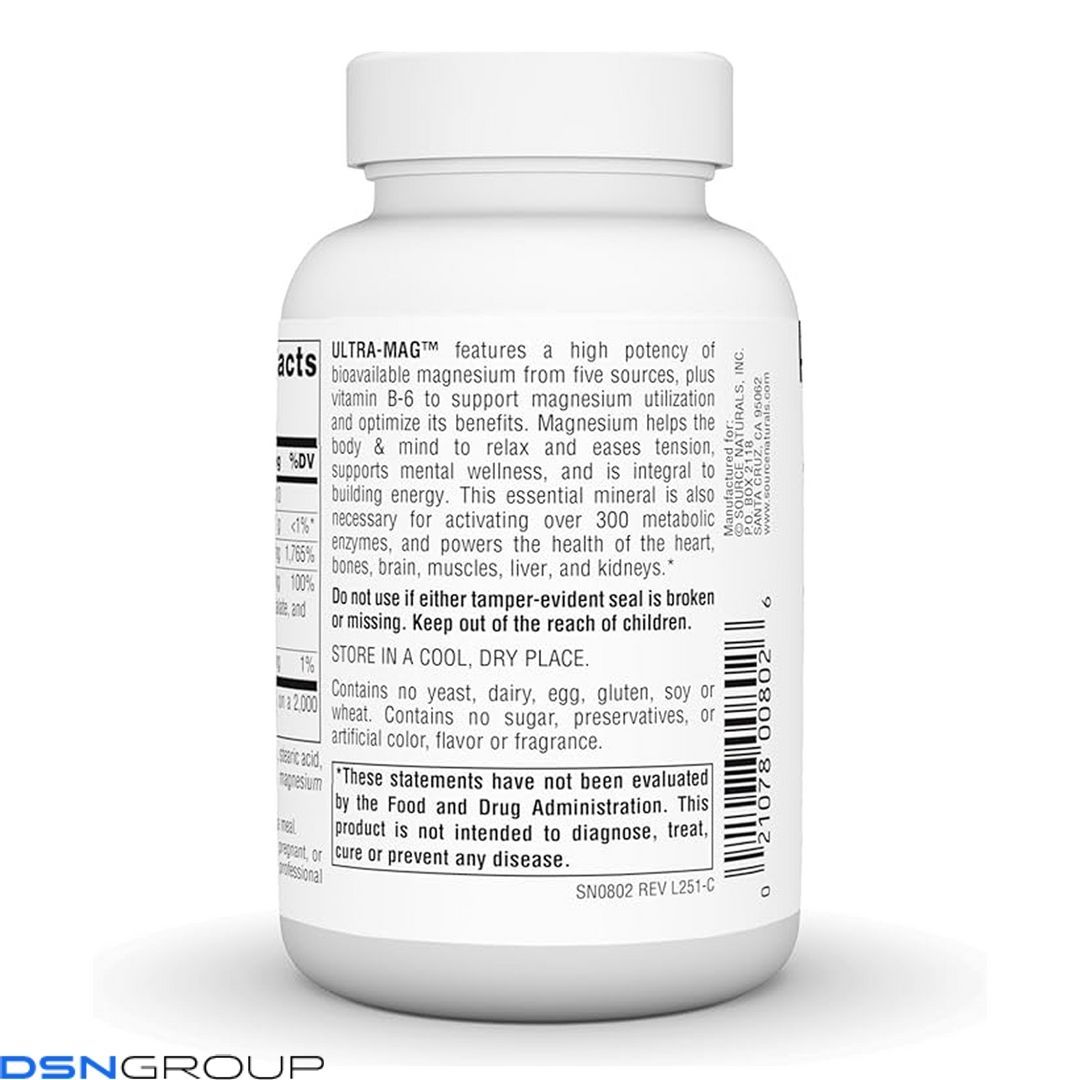 Ultra-Mag Magnesium Complex - 60 tabs (Повреждена банка)