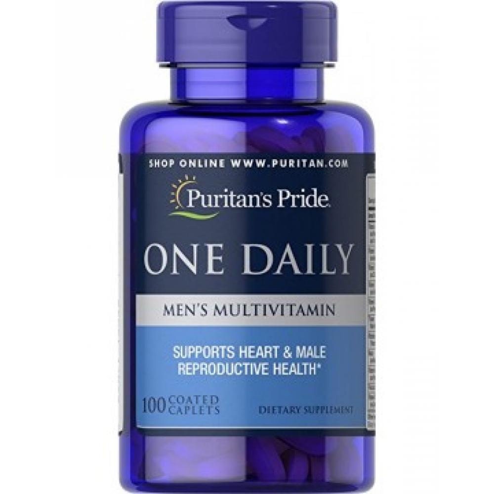 Puritan’s Pride One Daily — мультивітаміни для чоловіків, 100 капсул