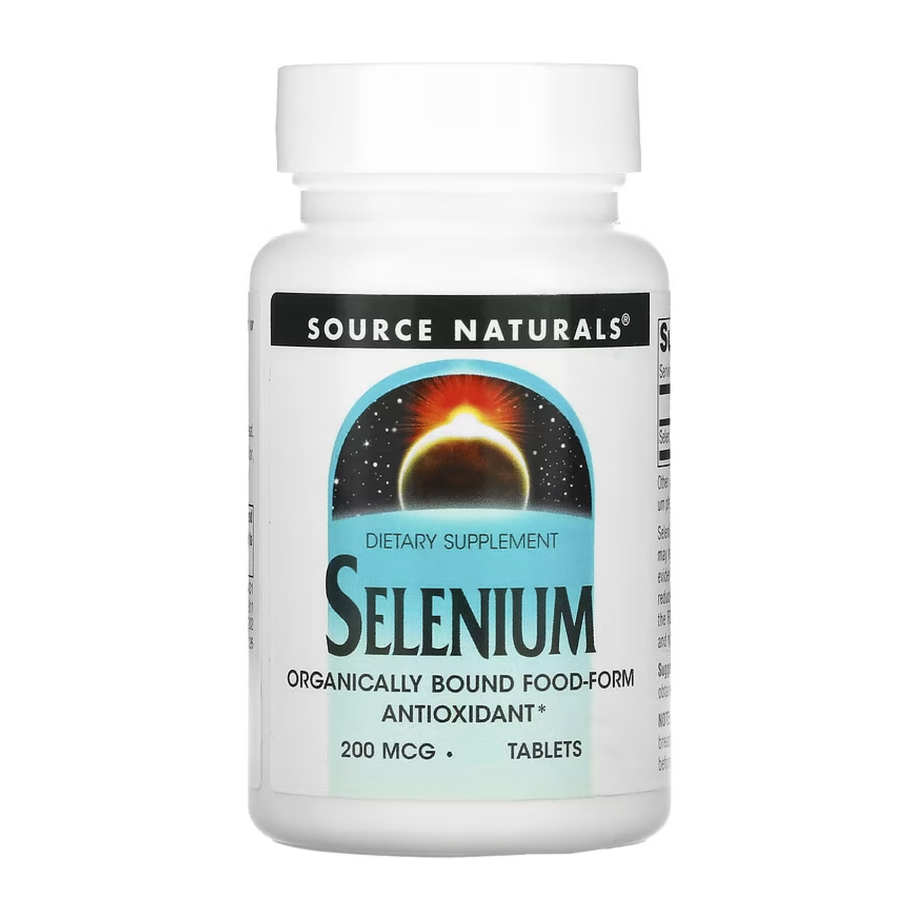 Селен Source Naturals 200 мкг, 60 таблеток