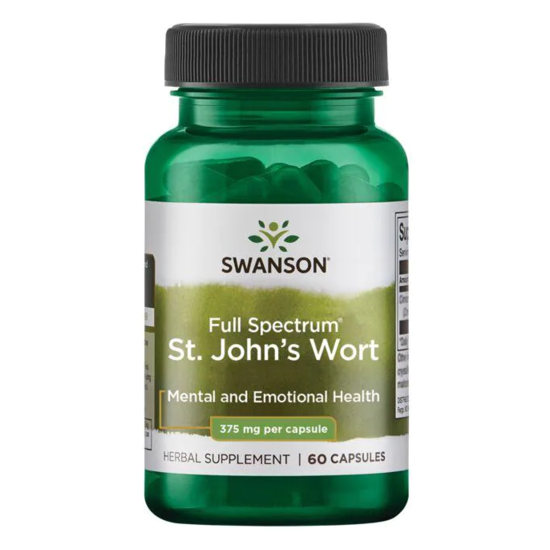 Звіробій Swanson St. John's Wort 375 мг, 60 капсул