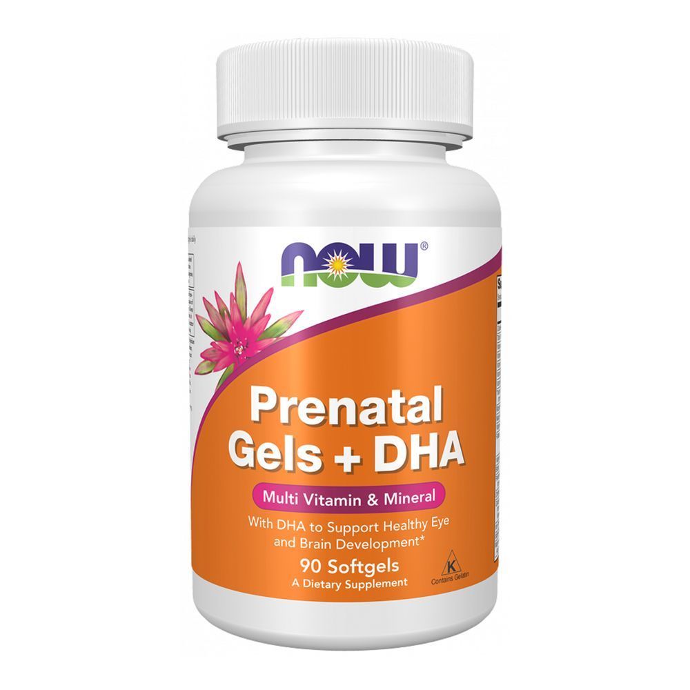 (12.02 Ожидание) Prenatal Gels + DHA - 90 softgels