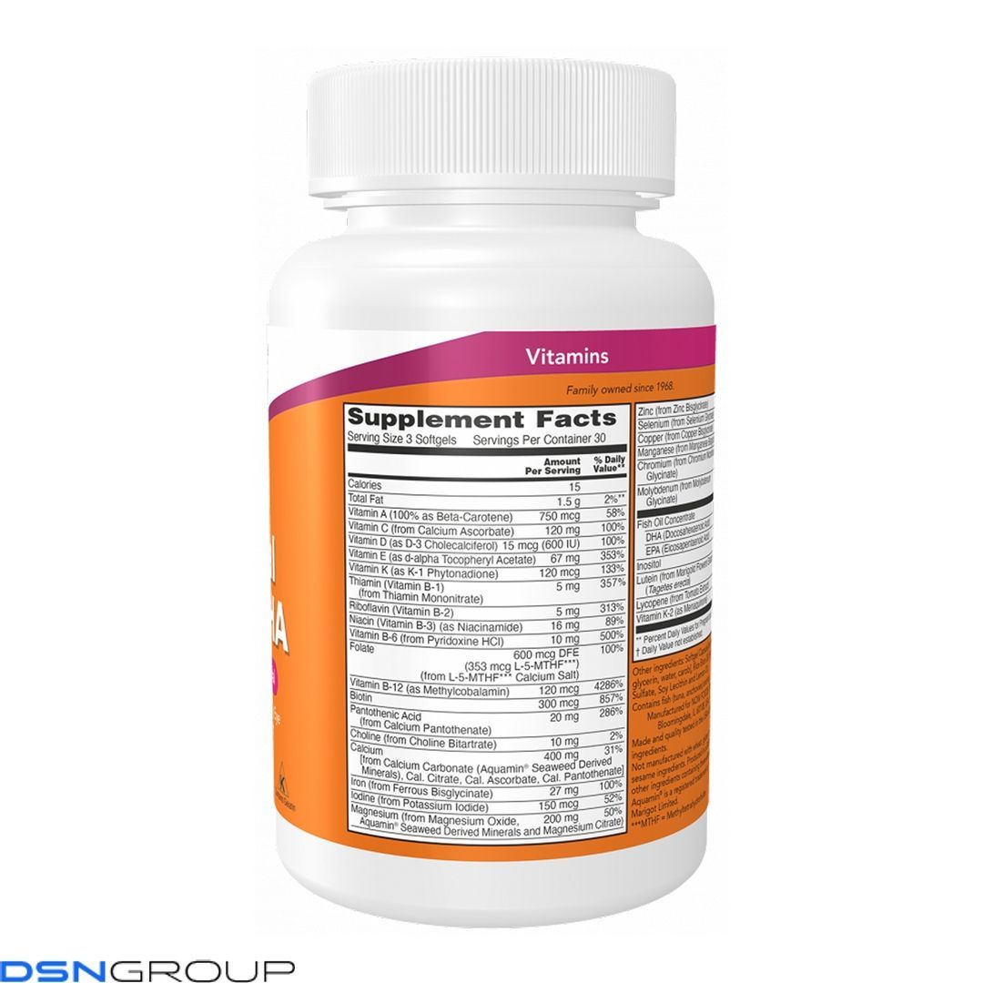 (12.02 Очікування) Prenatal Gels + DHA - 90 softgels