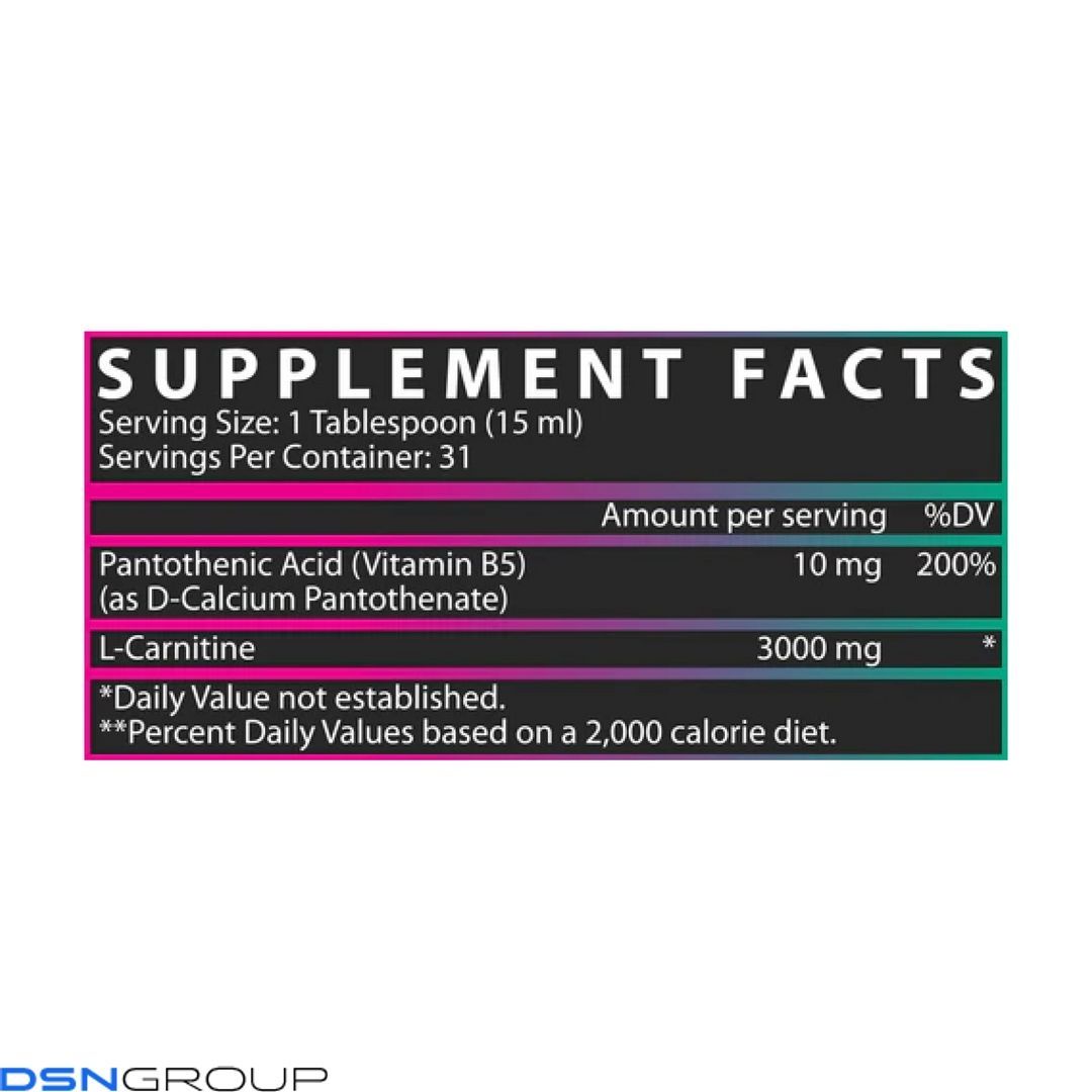 Liquid L-Carnitine 3000 - 465 ml Strawberry Watermelon