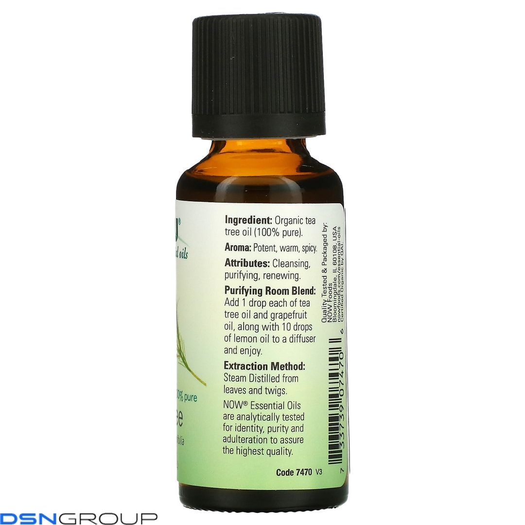 Organic Tea Tree Oil - 30ml (1 oz)