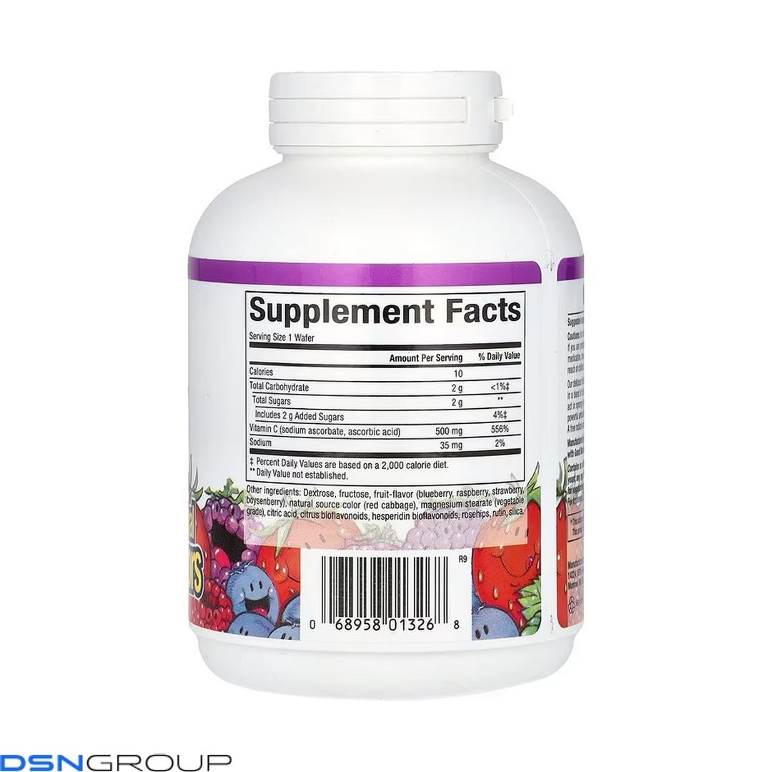 Vitamin C 500mg - 90 tabs Mixed Berry