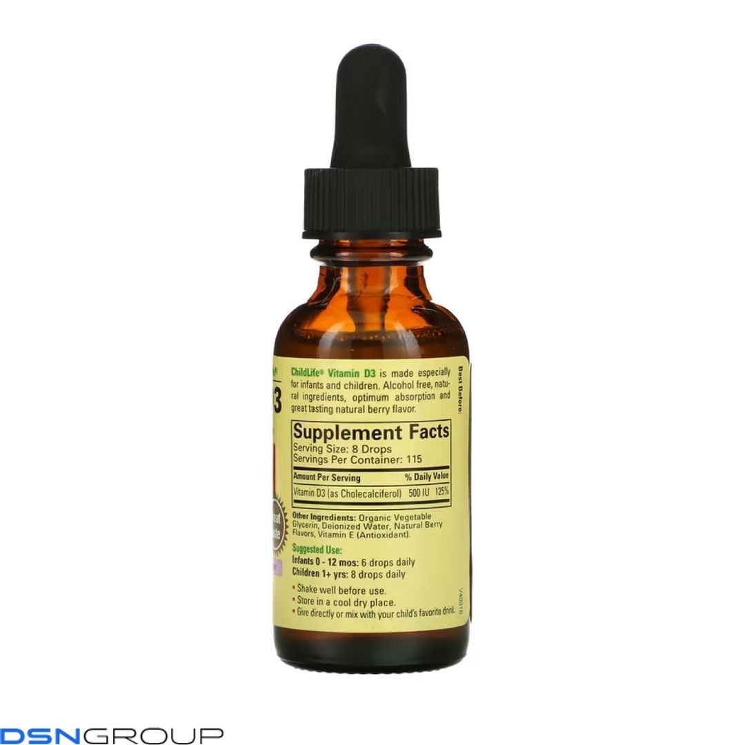 Vitamin D3 (Liquid) - 30ml Berry