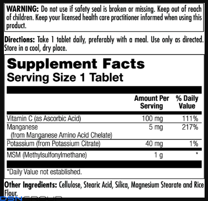 MSM 1000mg - 80 tabs