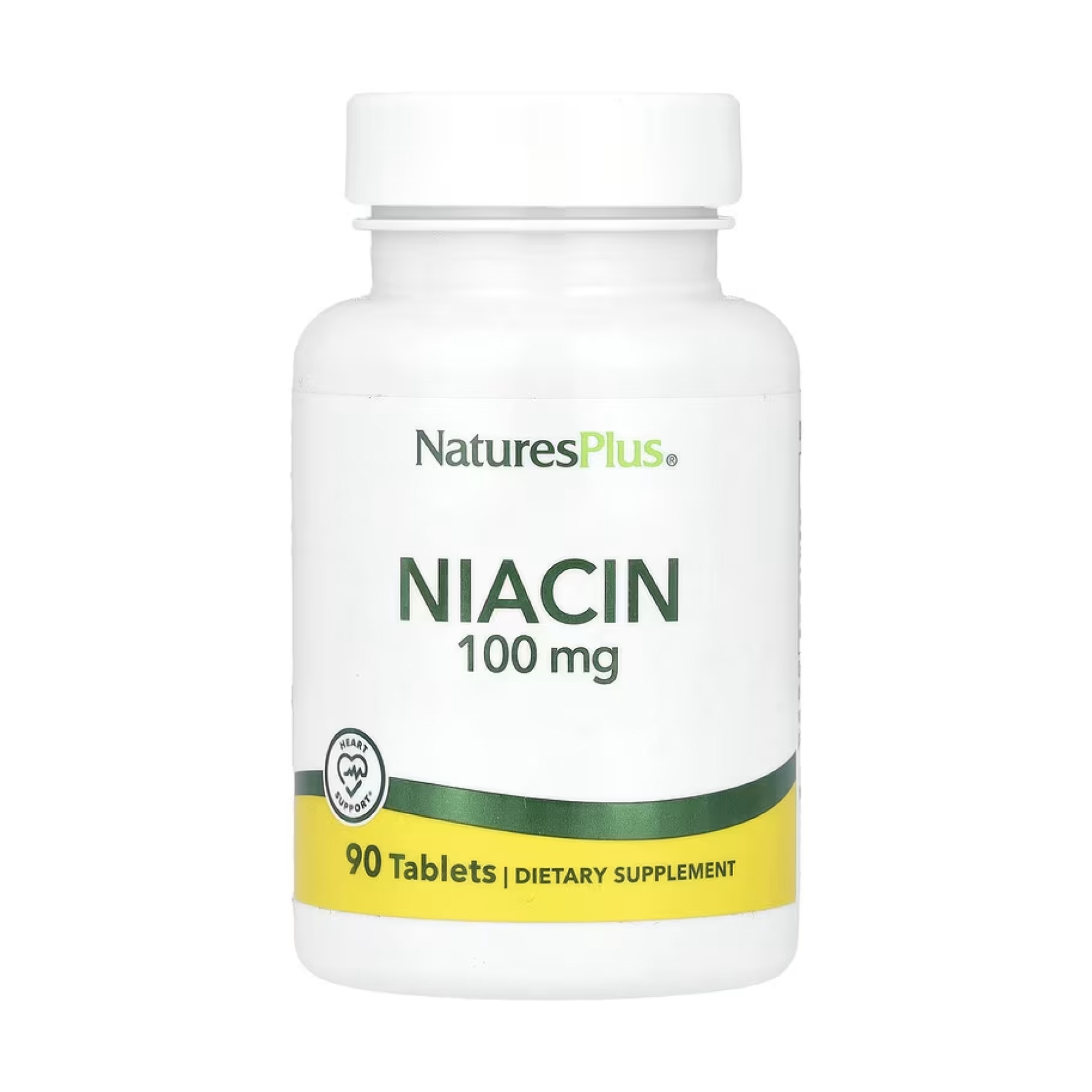 Ніацин (вітамін B3) Nature’s Plus, 100 мг, 90 таблеток