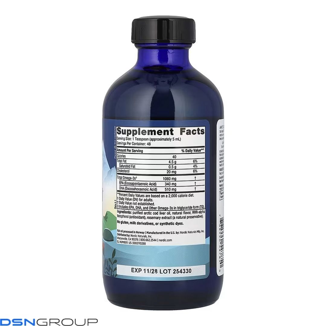 Arctic Cod Liver Oil&trade; - 237 ml Orange