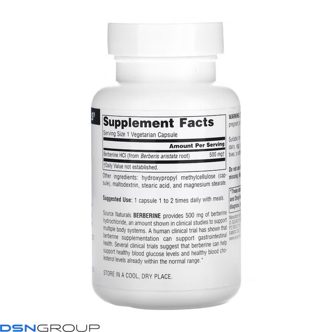 Berberine 500 mg - 60 caps