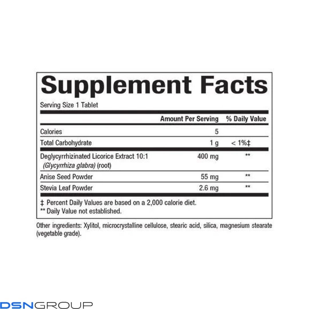 DGL 400mg - 90 tabs