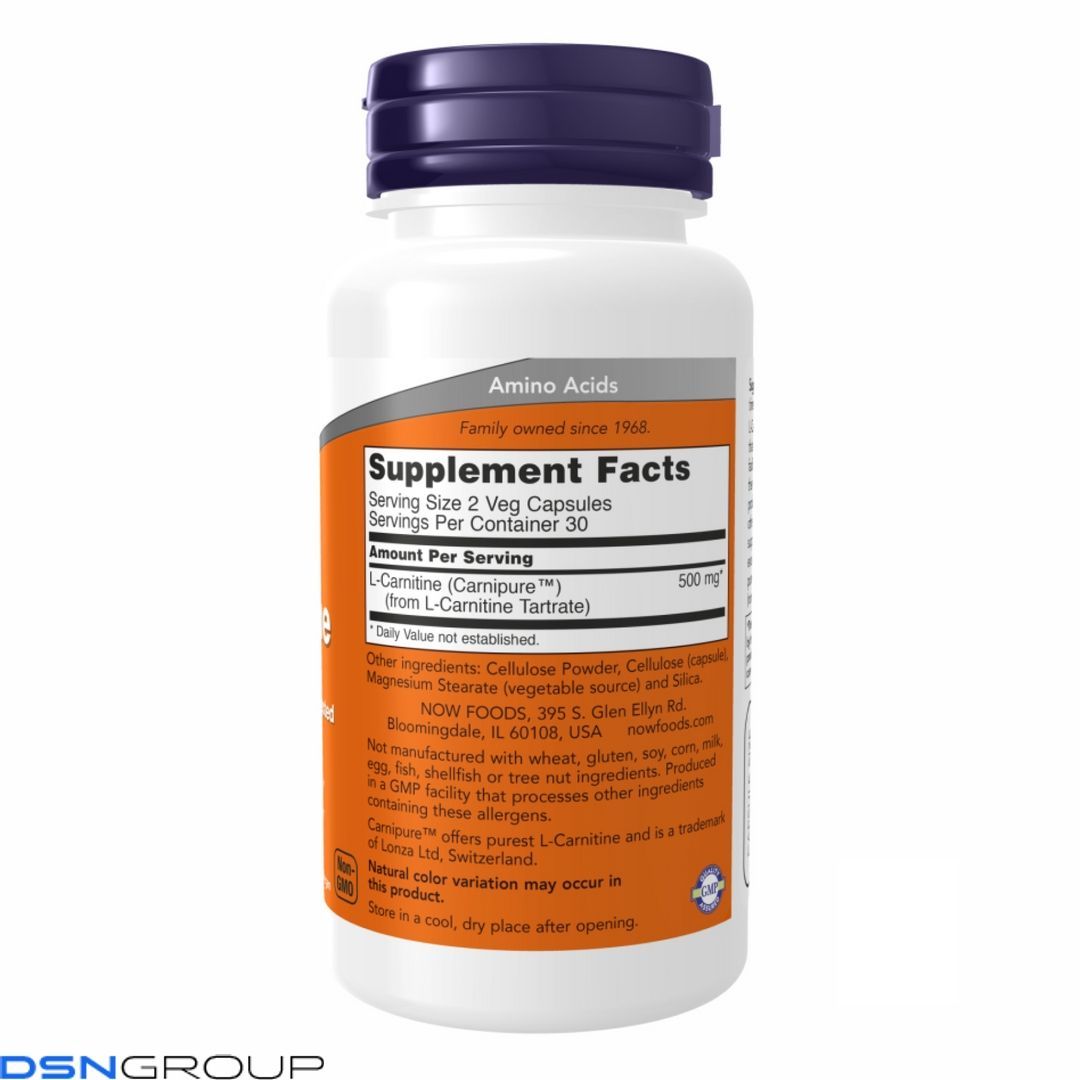 L-Carnitine 250mg - 60 vcaps