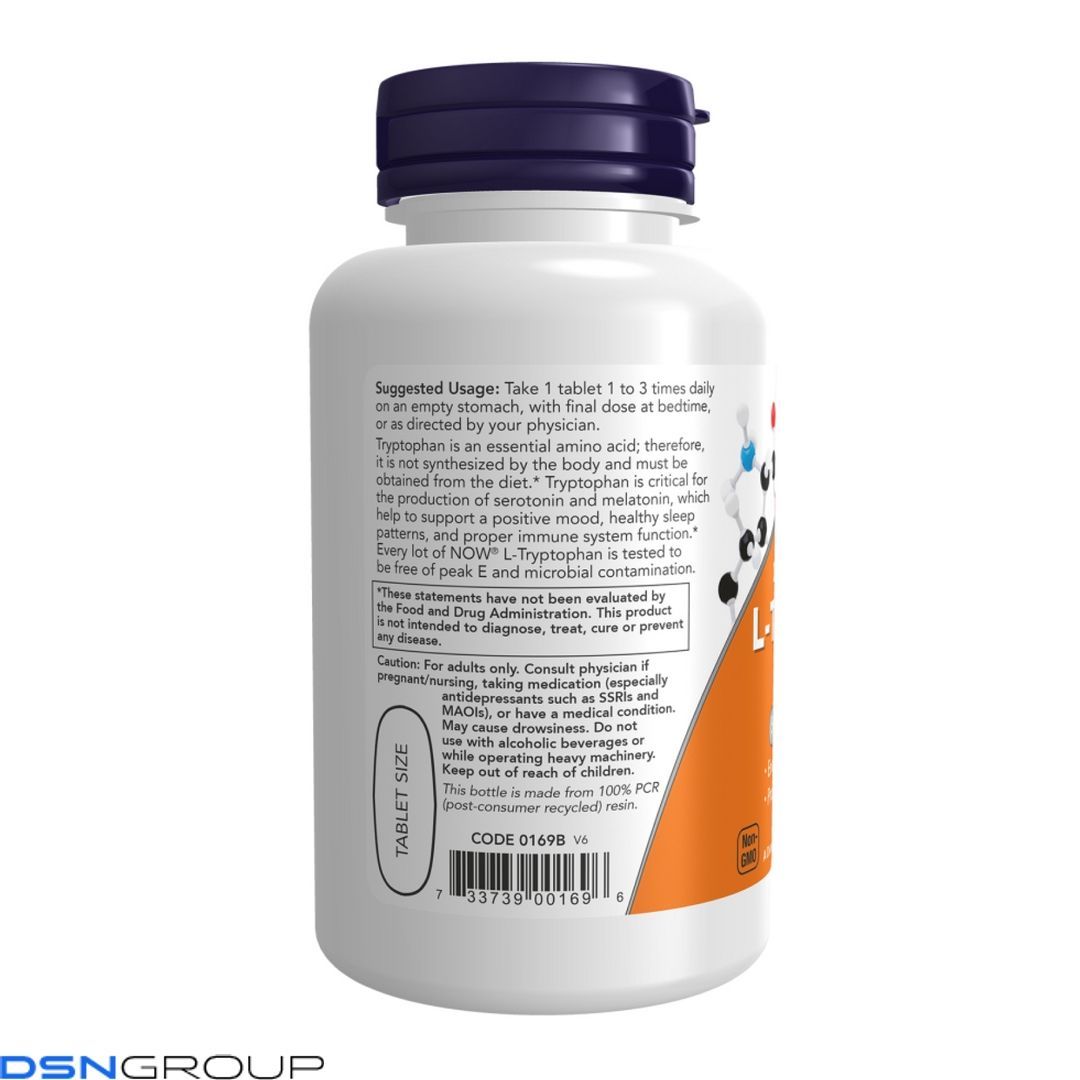 L-Tryptophan Double Strength 1000mg - 60 tabs