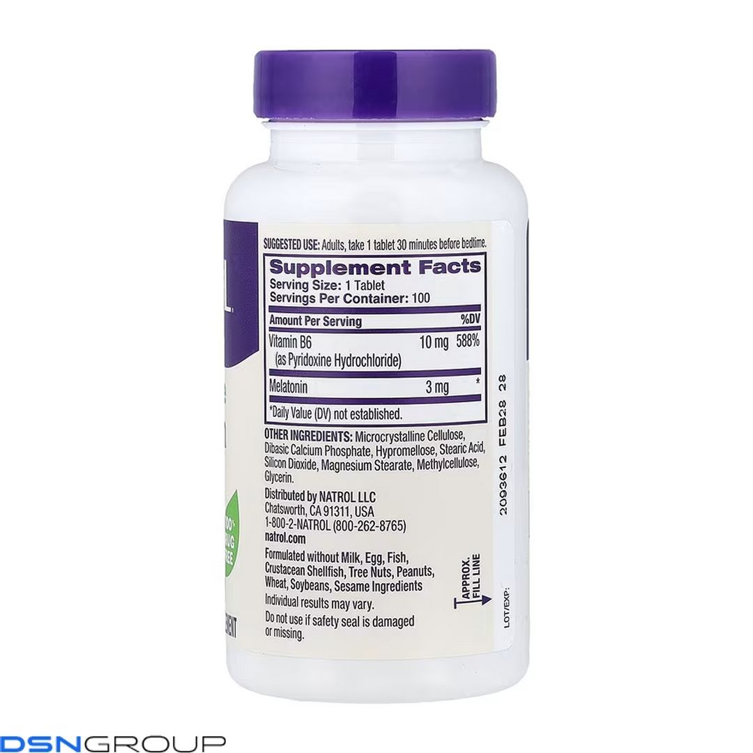 Melatonin 3mg - 100 tabs