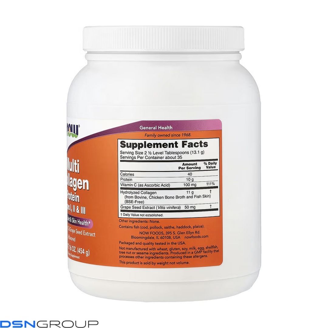 Multi Collagen Protein - 454g Unflavored