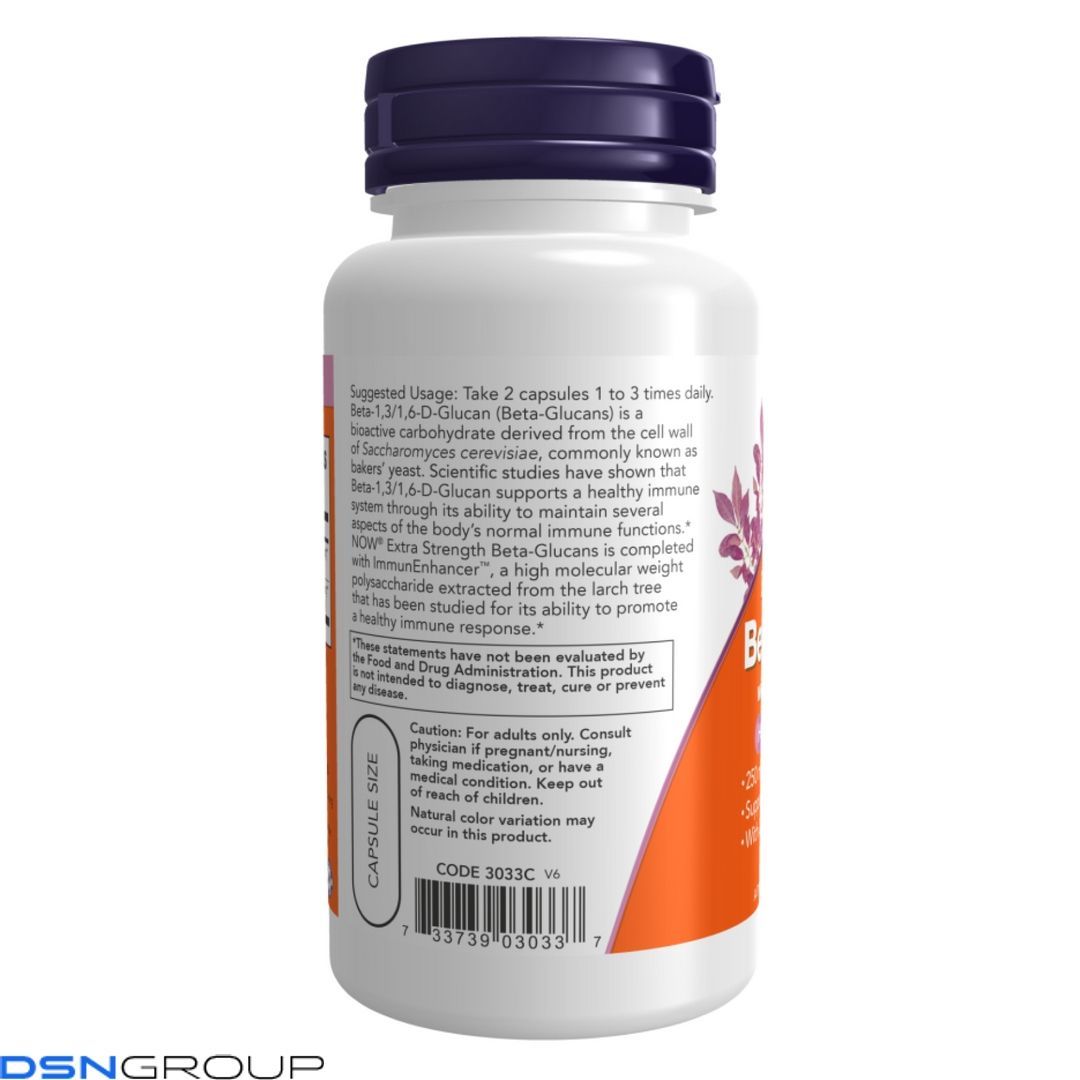 Beta-Glucans with ImmunEnhancer Extra Strength - 60 vcaps