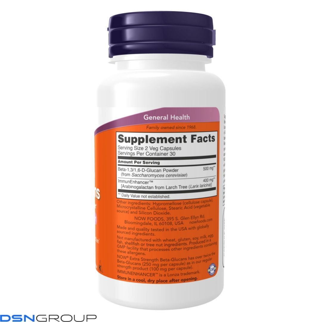 Beta-Glucans with ImmunEnhancer Extra Strength - 60 vcaps