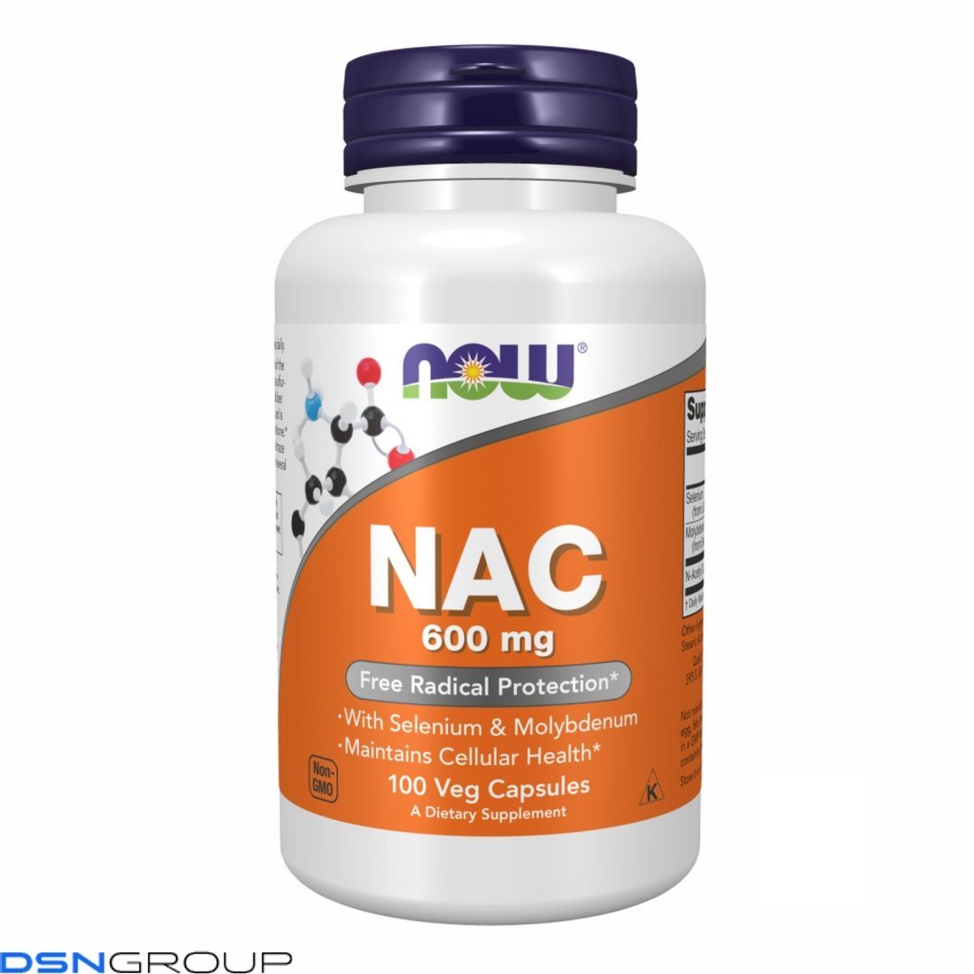 NAC-Acetyl Cysteine 600mg - 100 vcaps 2022-09-1163 фото NAC-Acetyl Cysteine 600mg - 100 vcaps