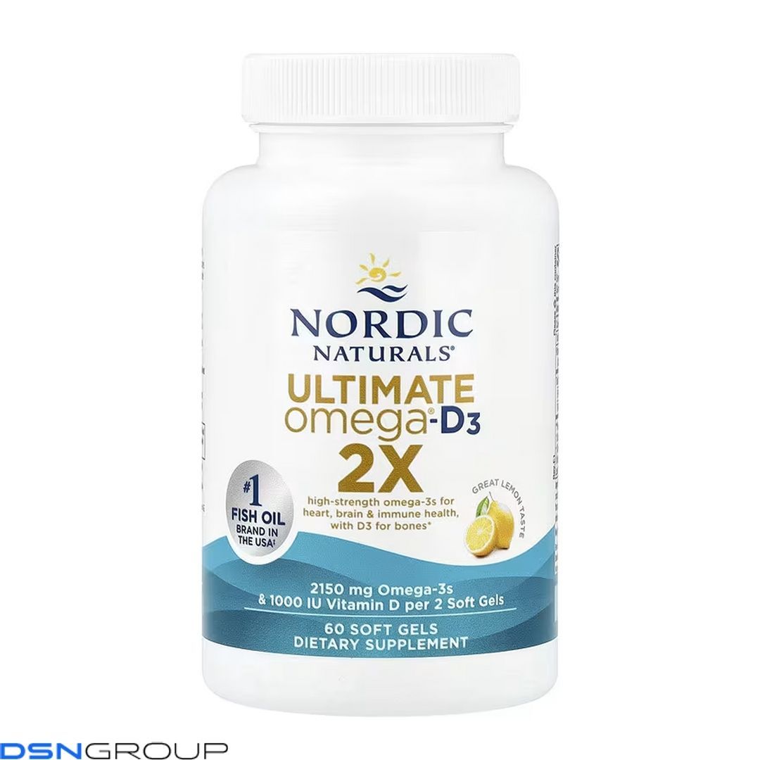 Ultimate Omega 2X D3 - 60 softgels 2023-10-5983 фото Ultimate Omega 2X D3 - 60 softgels