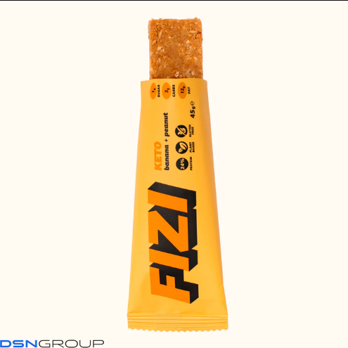 KETO Protein Bar - 10x45g Banana + Peanut