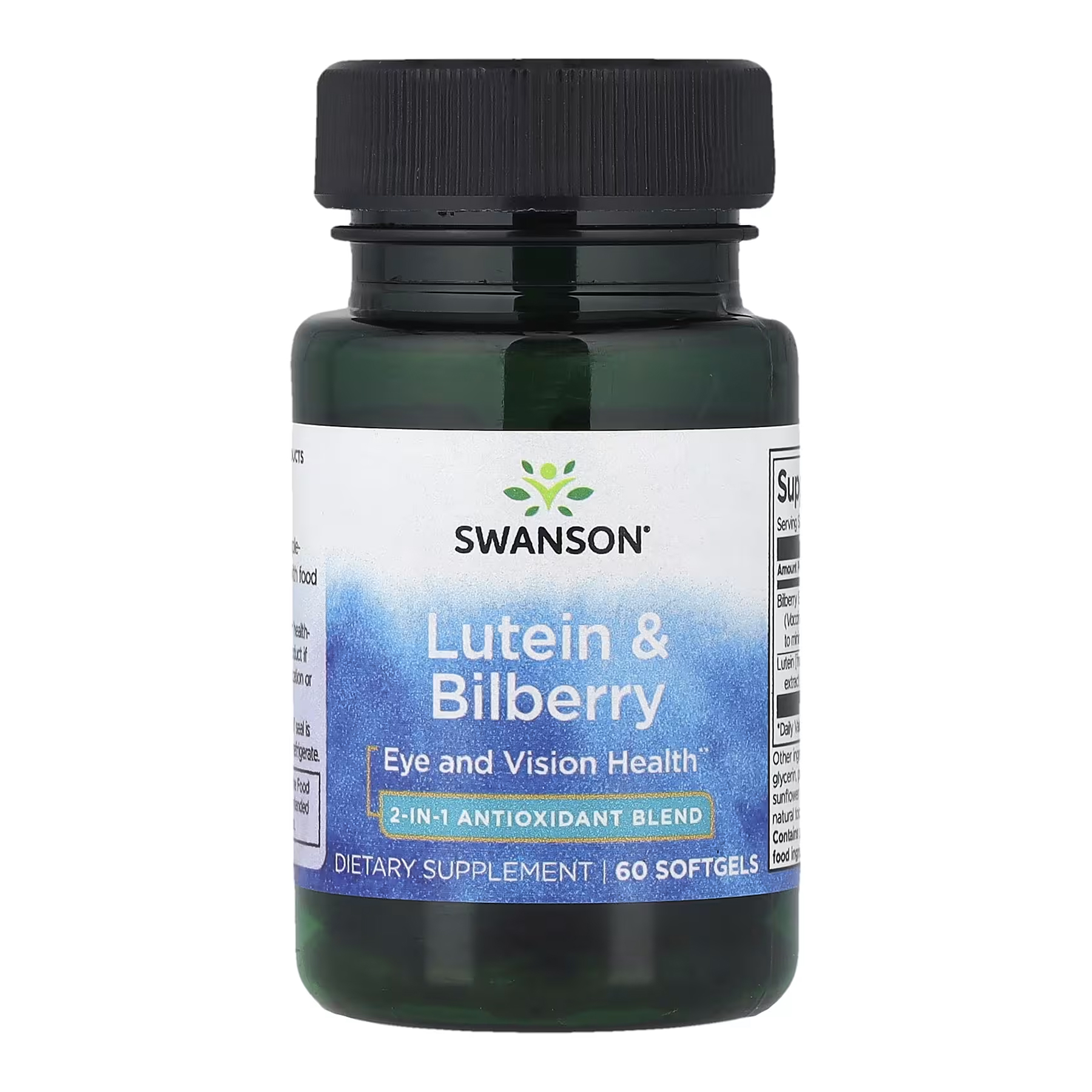 Лютеїн з чорницею Swanson, 60 капсул