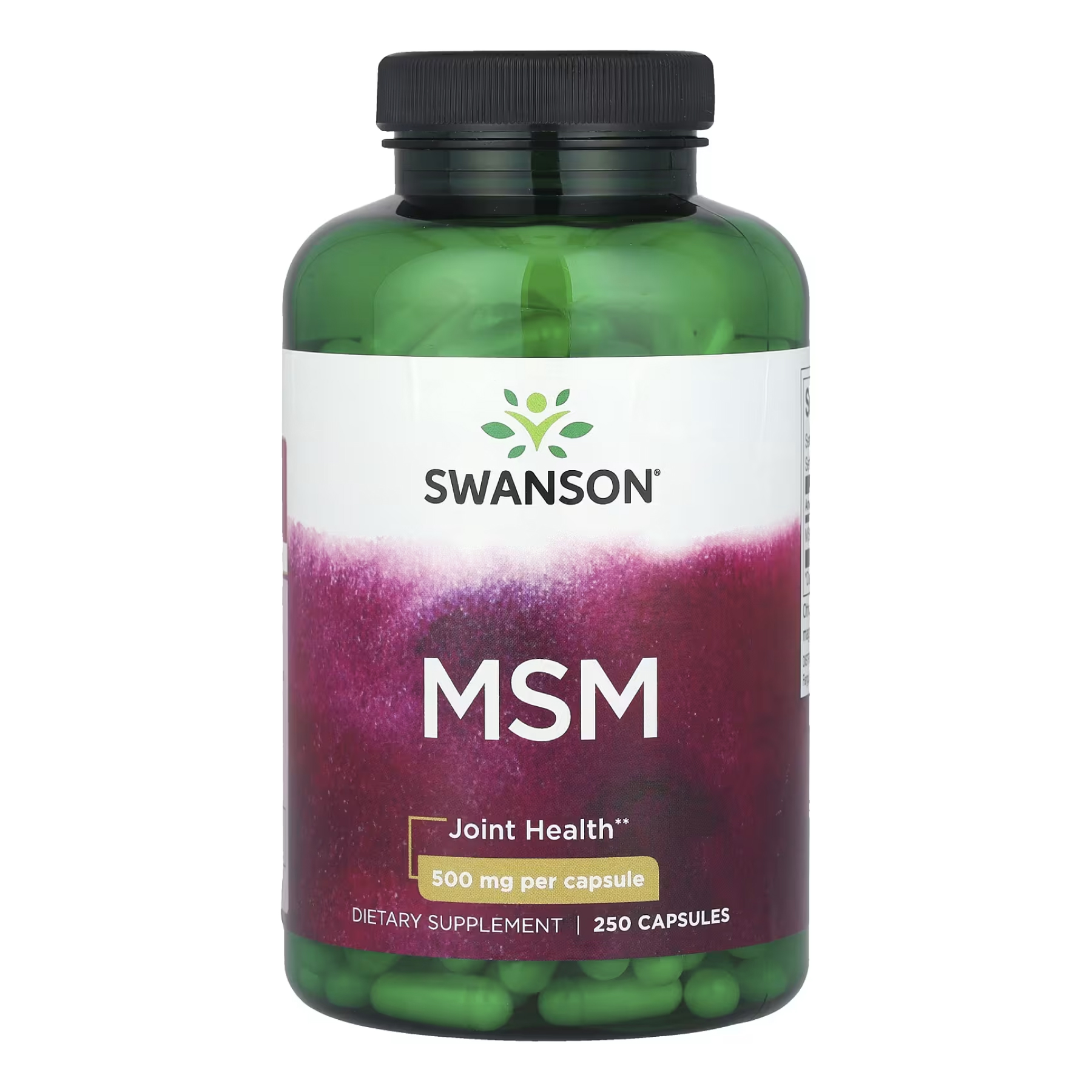 Капсули MSM Swanson 500 мг, 250 шт.
