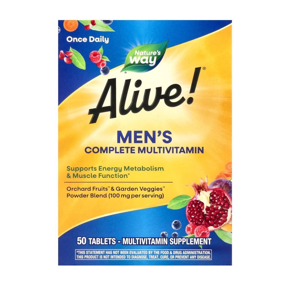 Men's Complete Multivitamin - 50 tabs (Повреждена упаковка)