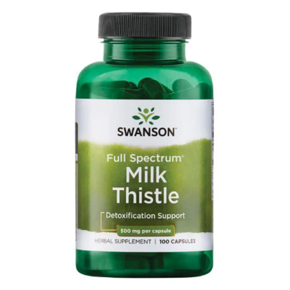 Milk Thistle 500mg - 100caps (Пошкоджена банка)