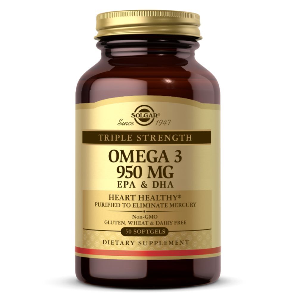 Triple Strength Omega-3 950 mg - 50 softgels (Повреждена этикетка)