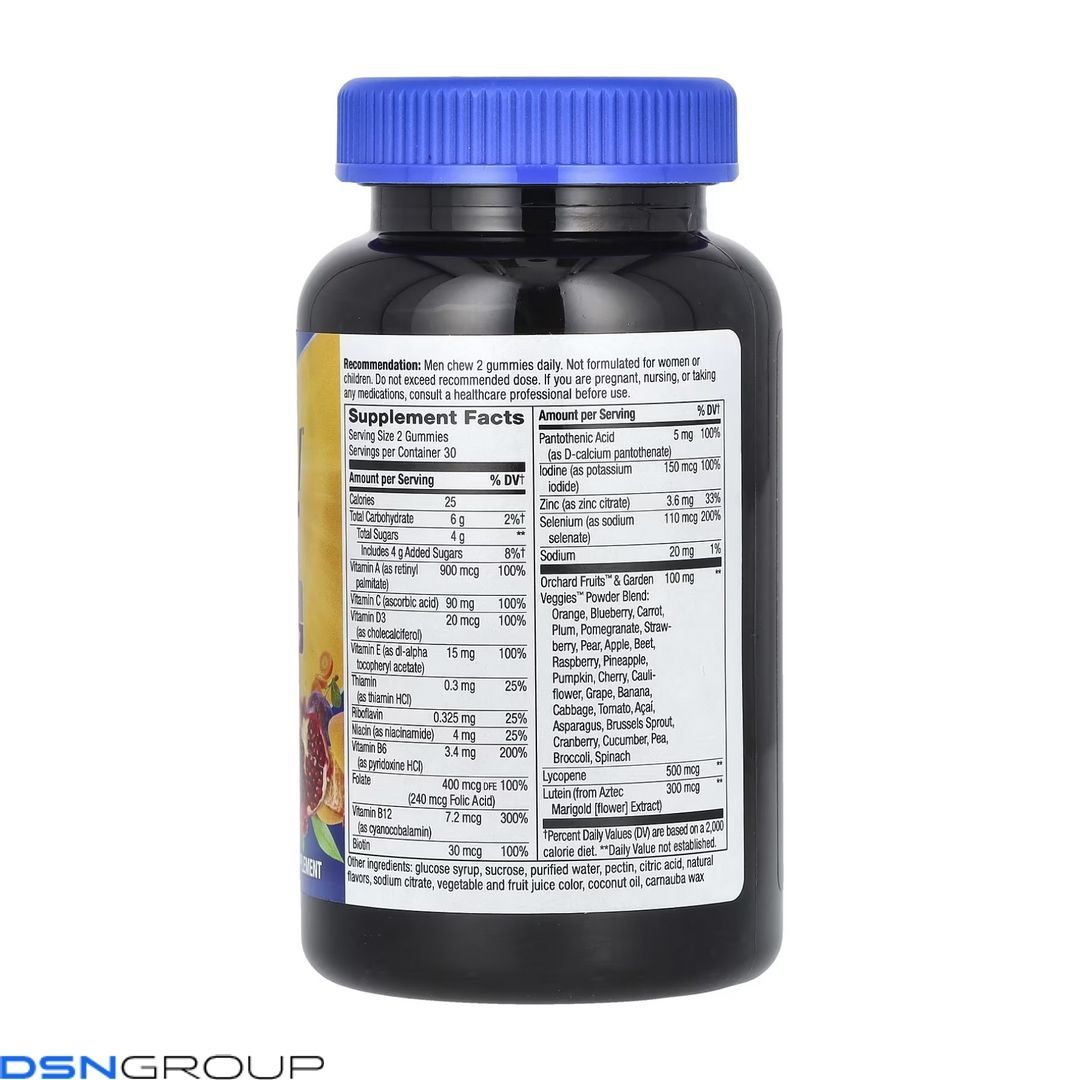 Men's 50+ Multivitamin - 60 gummies
