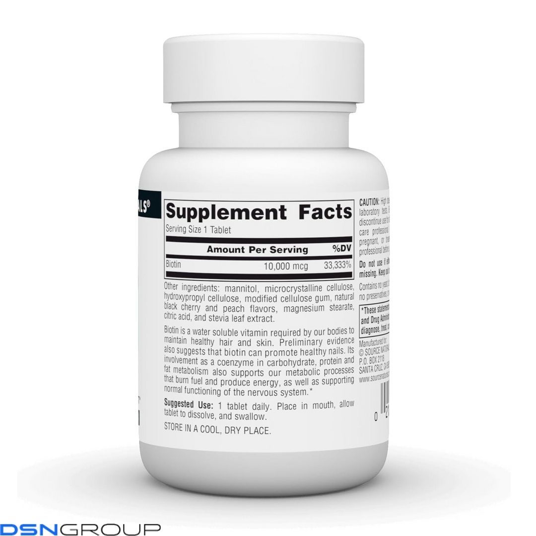 Biotin Fast Melt 10000 mcg - 120 tabs