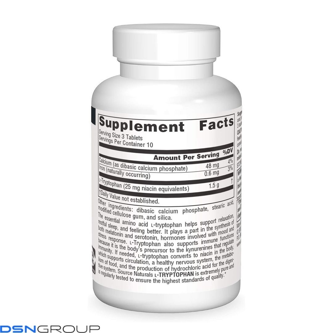 L-Tryptophan 500 mg - 30 tabs